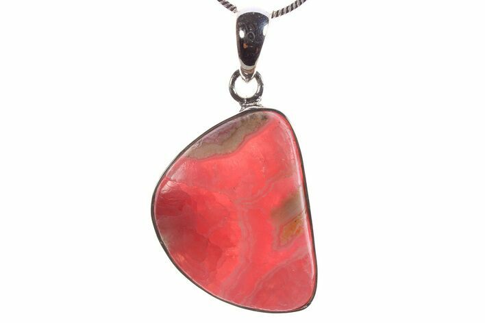 Rhodochrosite Pendant (Necklace) - Sterling Silver #267045